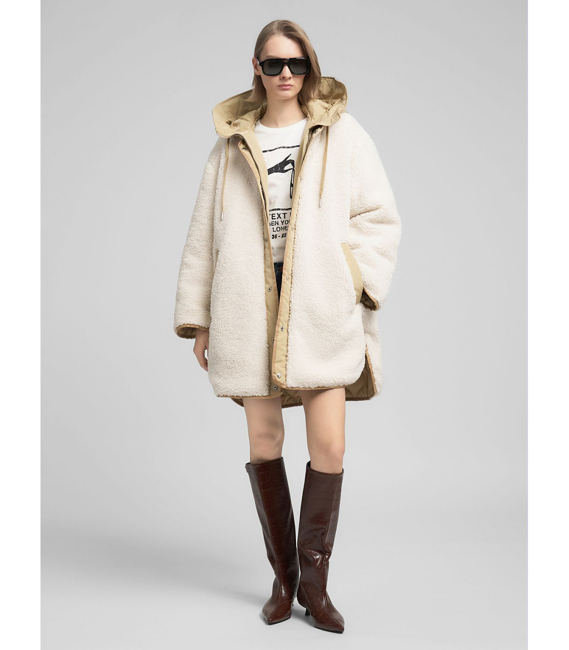 コンフォート リバーシブルロングジャケット